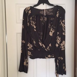 Free People Floral Top